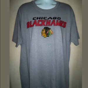 Chicago Blackhawks Majestic Gray T-Shirt